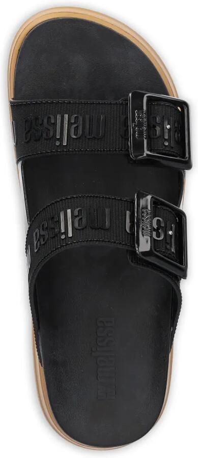 Melissa Cozy M Lover slippers met gespsluiting en logoprint Zwart - Foto 4