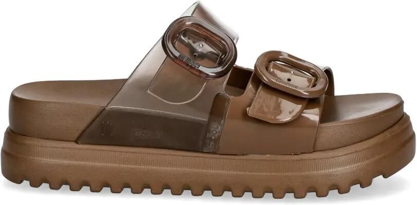 Melissa Cozy sandalen met gespsluiting Bruin