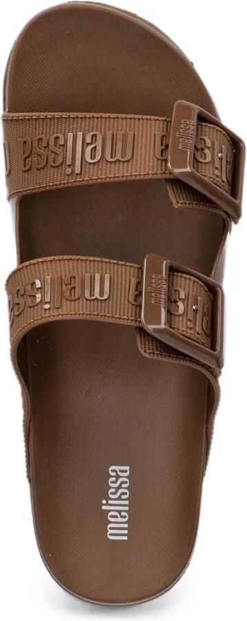 Melissa Cozy Slide M-Lover slippers met logo-print Bruin - Foto 4