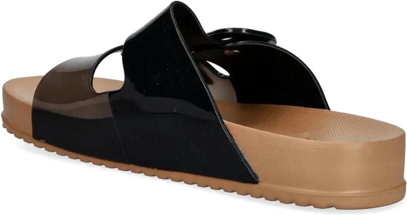 Melissa Cozy slippers met gespsluiting Zwart - Foto 2