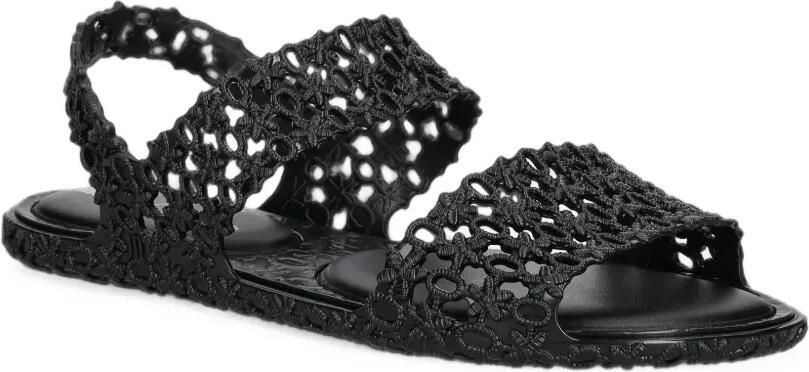 Melissa Slingback sandalen met gehaakt effect Zwart - Foto 3