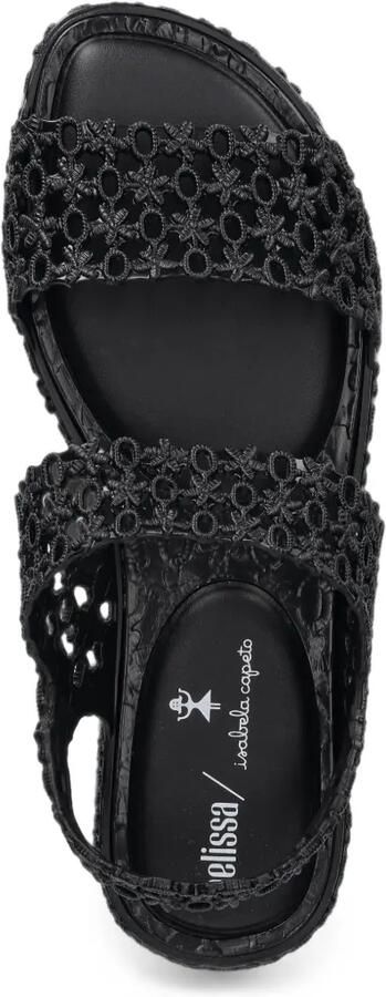 Melissa Slingback sandalen met gehaakt effect Zwart - Foto 2