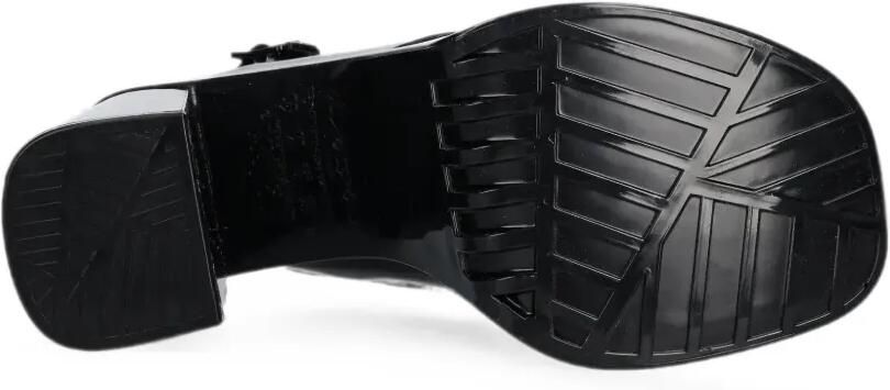Melissa Dance pumps met gekruiste bandjes en plateauzool Zwart - Foto 5