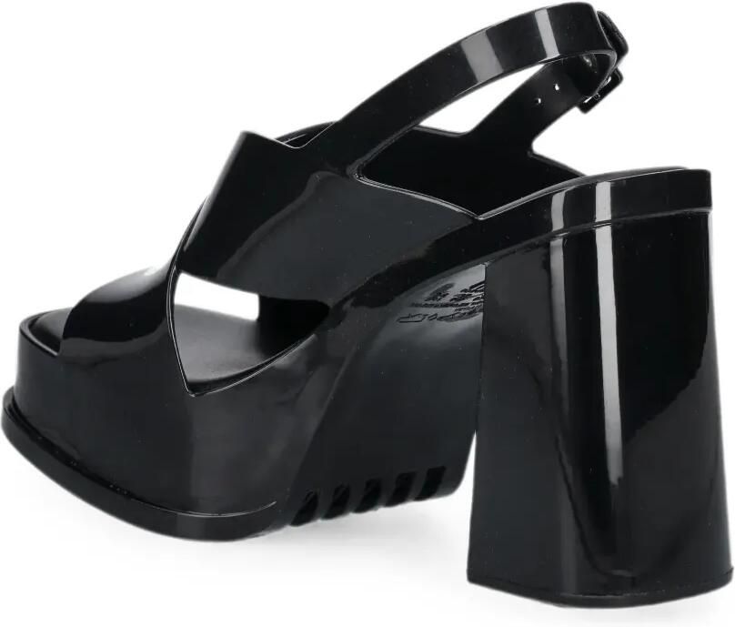 Melissa Dance pumps met gekruiste bandjes en plateauzool Zwart - Foto 3