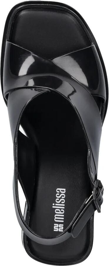 Melissa Dance pumps met gekruiste bandjes en plateauzool Zwart - Foto 4