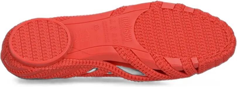 Melissa Femme Classy ballerina's met geweven effect en uitgesneden details Rood - Foto 5