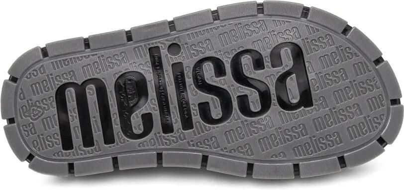 Melissa Flowing sandalen met plateauzool en klittenband Grijs - Foto 5