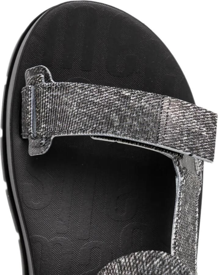 Melissa Flowing sandalen met plateauzool en klittenband Grijs - Foto 4