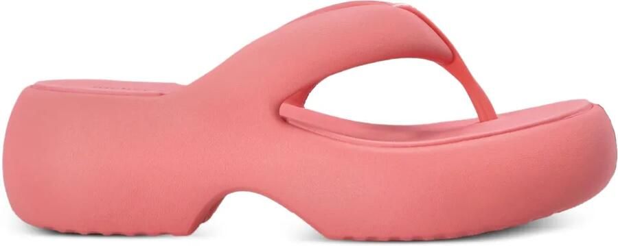 Melissa Free Fuzy teenslippers met chunky zool Roze