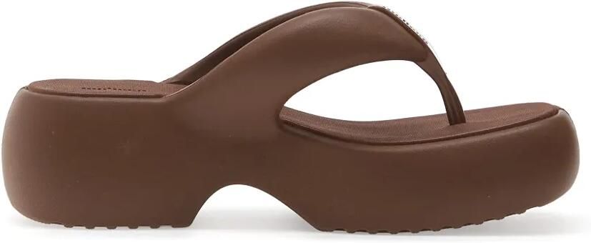 Melissa Free Fuzzy sandalen met plateauzool en bandje Bruin