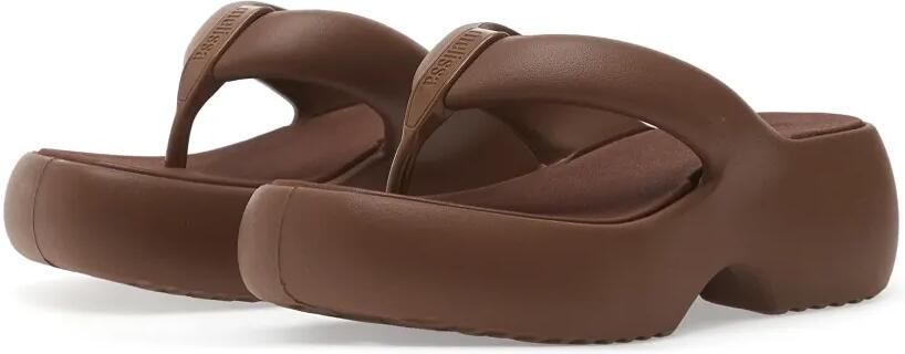 Melissa Free Fuzzy sandalen met plateauzool en bandje Bruin - Foto 4