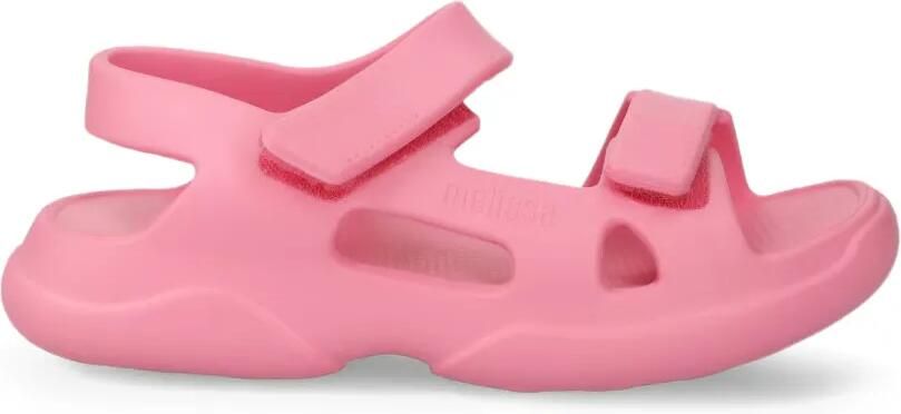 Melissa Free Papette sandalen met klittenband Roze