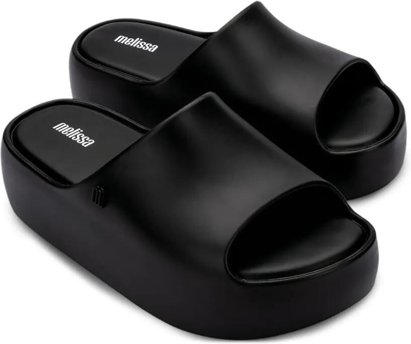 Melissa Free slippers met plateauzool Zwart