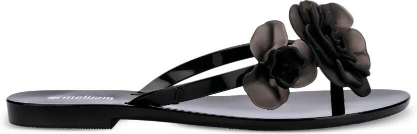Melissa Harmonic Springtime teenslippers Zwart