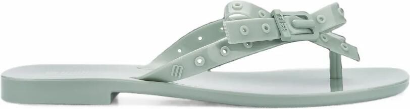 Melissa Harmonic Square teenslippers met strikdetail Groen