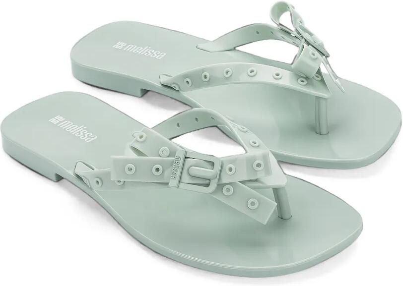 Melissa Harmonic Square teenslippers met strikdetail Groen - Foto 3