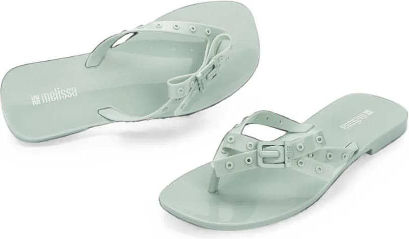 Melissa Harmonic Square teenslippers met strikdetail Groen - Foto 4