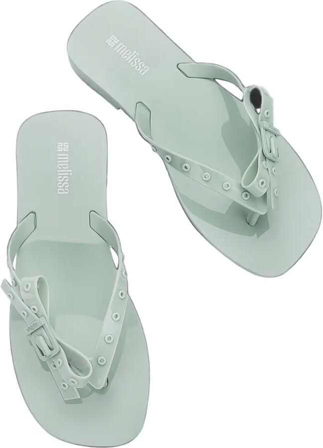 Melissa Harmonic Square teenslippers met strikdetail Groen - Foto 2