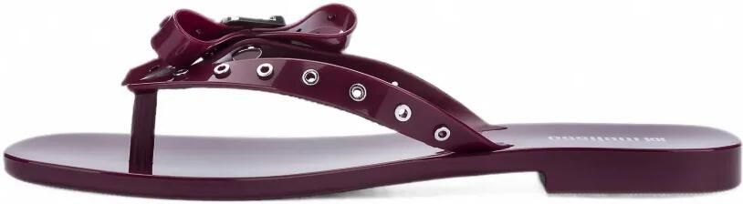 Melissa Harmonic Square teenslippers verfraaid met ringlets Paars - Foto 4