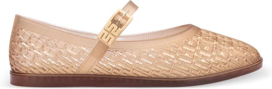 Melissa Harper ballerina's met gesp Beige