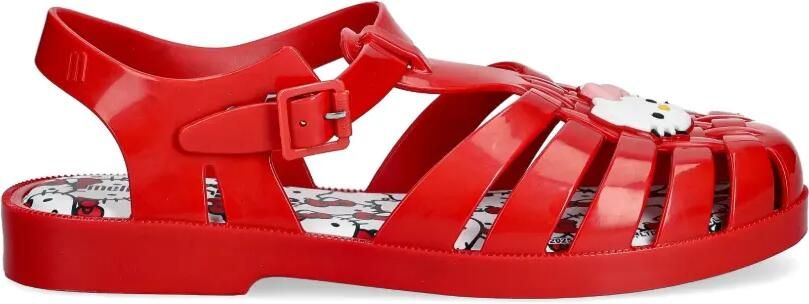Melissa Hello Kitty gekooide sandalen Rood