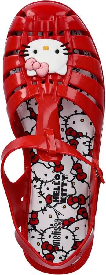 Melissa Hello Kitty gekooide sandalen Rood - Foto 3
