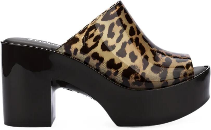 Melissa Hype II sandalen met plateauzool Zwart