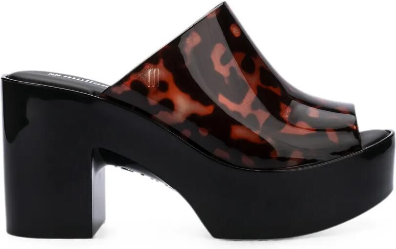 Melissa Hype II sandalen met plateauzool Zwart