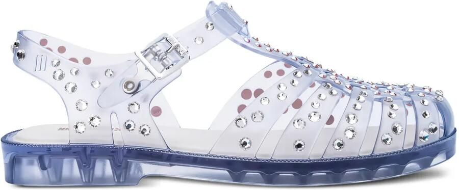 Melissa Jelly sandalen verfraaid met kristallen Blauw