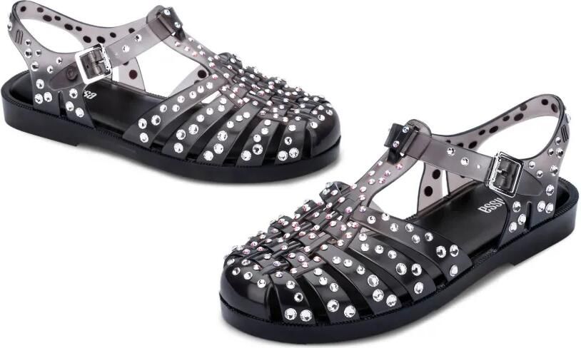 Melissa Jelly sandalen verfraaid met kristallen Zwart - Foto 2