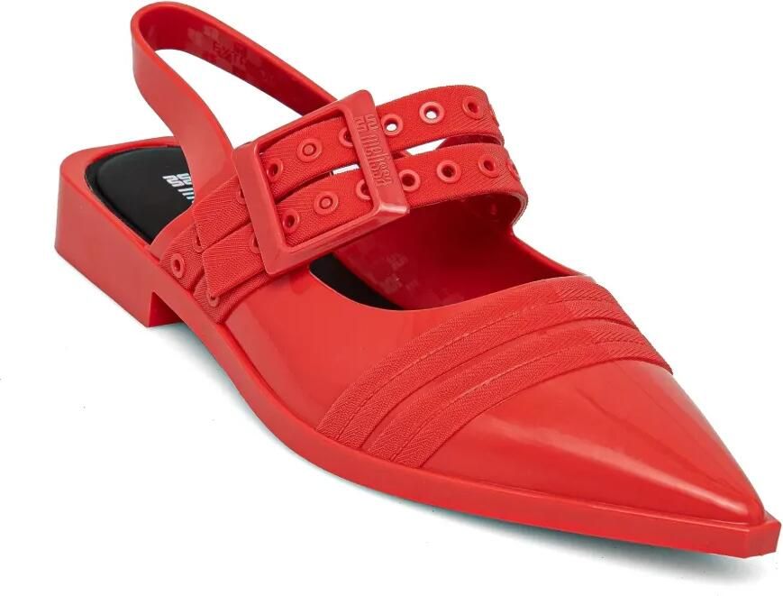 Melissa Ladylike ballerina's met puntige neus en gespbandje Rood - Foto 2