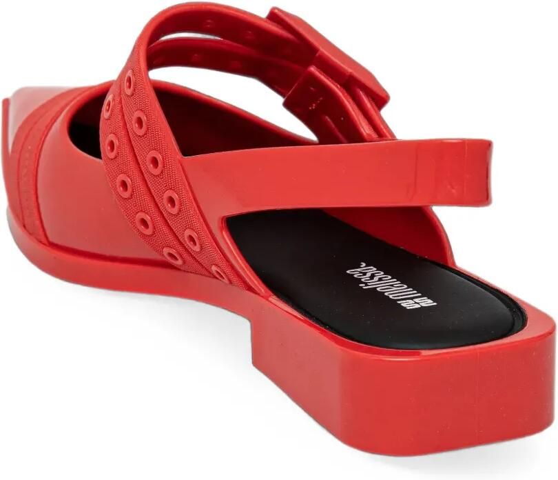Melissa Ladylike ballerina's met puntige neus en gespbandje Rood - Foto 3