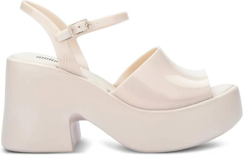 Melissa Lina sandalen met plateauzool Beige
