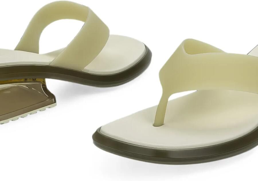 Melissa Margot sandalen met blokhak Beige - Foto 3