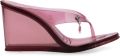 Melissa Nabeela sandalen met sleehak Roze - Roze