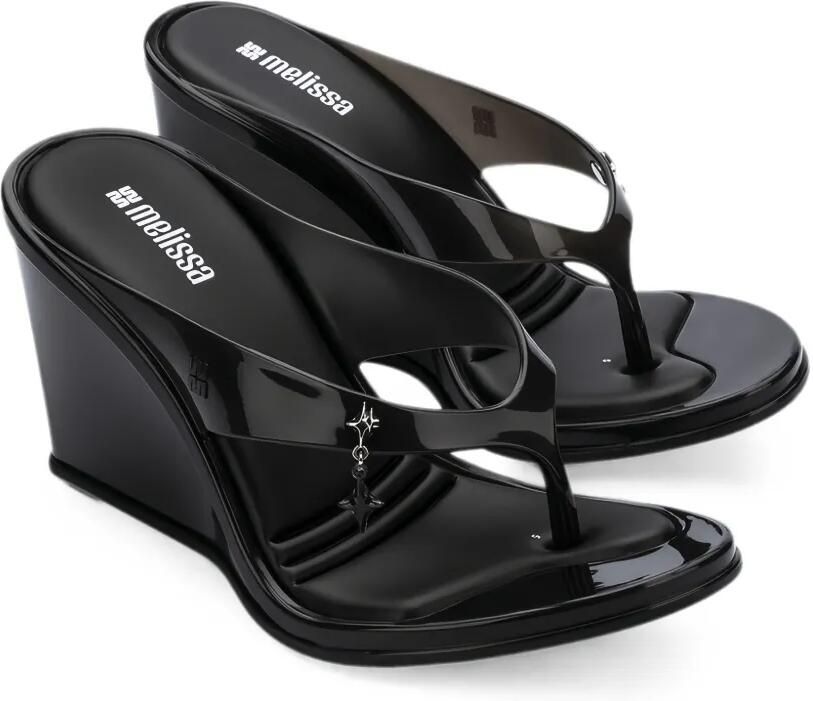Melissa Nabeela sandalen met sleehak Wit - Foto 3
