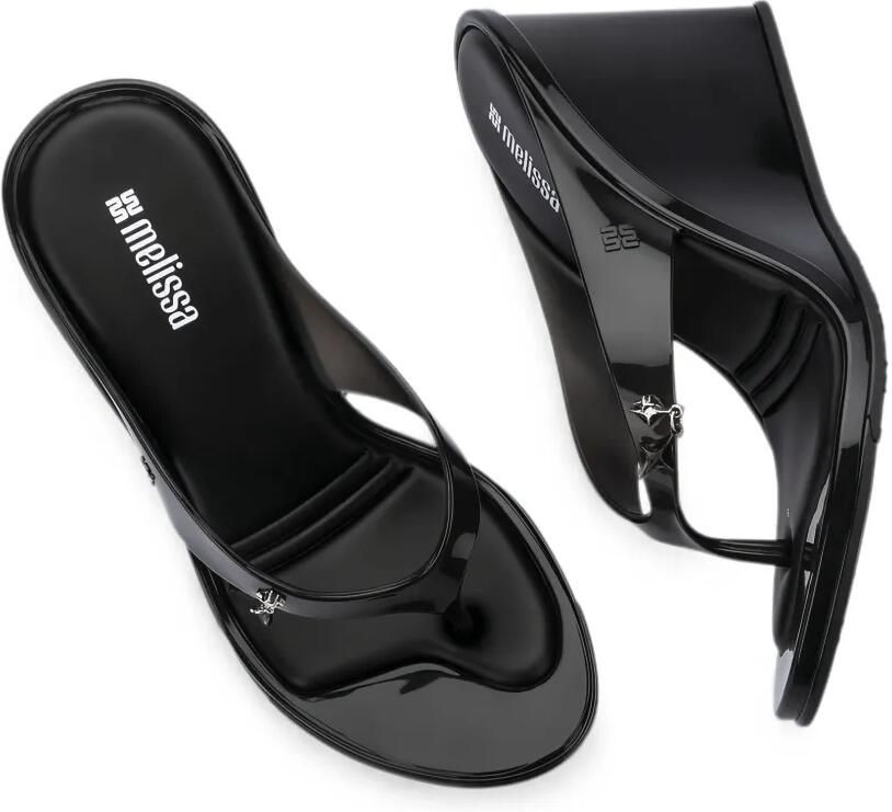 Melissa Nabeela sandalen met sleehak Wit - Foto 2