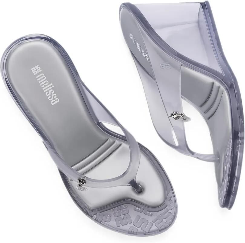 Melissa Nabeela sandalen met sleehak Wit - Foto 2