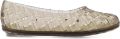 Melissa Possession ballerina's met geweven-effect Beige - Beige
