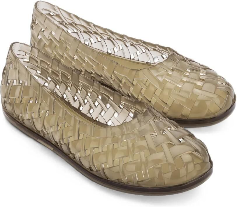 Melissa Possession ballerina's met geweven-effect Beige - Foto 3