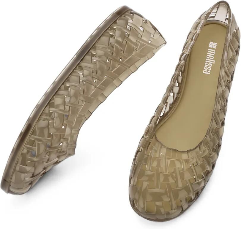 Melissa Possession ballerina's met geweven-effect Beige - Foto 2