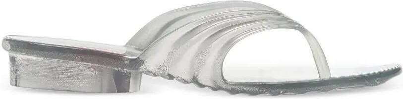 Melissa Sculpturale sandalen met bandje Wit