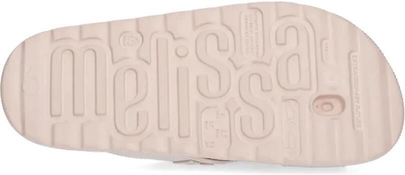 Melissa Slippers met logo-reliëf en gekruiste bandjes Roze - Foto 5
