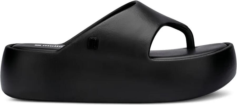 Melissa Slippers met plateauzool Zwart