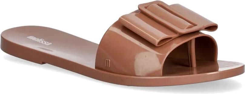 Melissa Slippers met strik-detail en gesp Beige - Foto 4