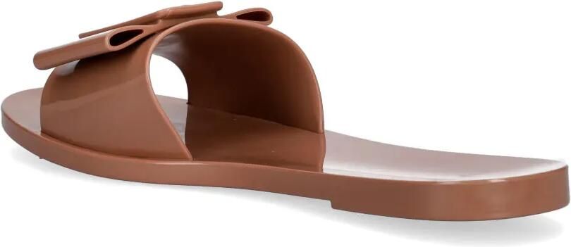 Melissa Slippers met strik-detail en gesp Beige - Foto 3