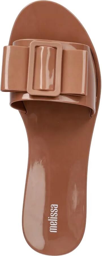 Melissa Slippers met strik-detail en gesp Beige - Foto 2