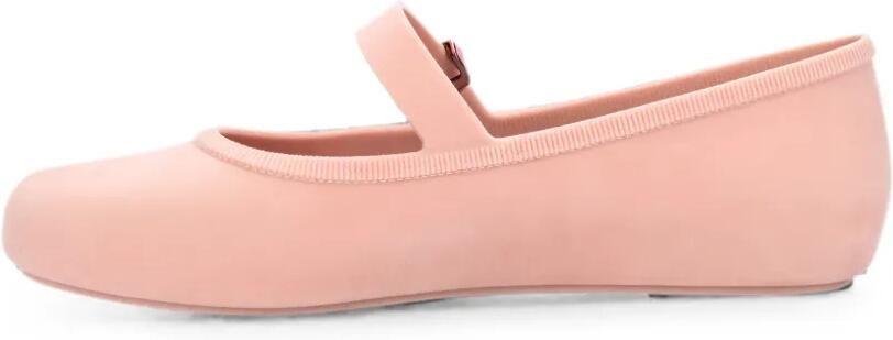 Melissa Soft ballerina's met fluwelen effect en gespsluiting Roze - Foto 5