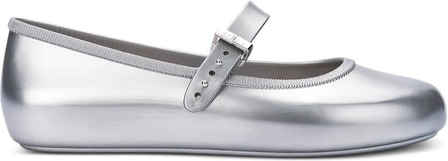 Melissa Soft ballerina's met gespbandje Grijs