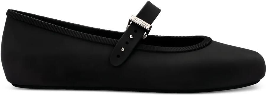 Melissa Soft ballerina's met gespbandje Zwart